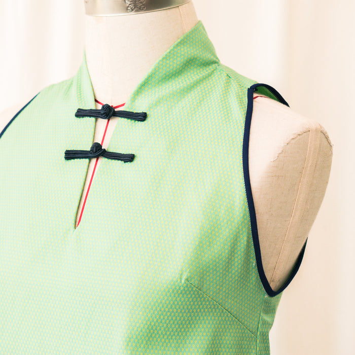 Pattern: 208A – Shang-High Collar Top *Custom Fit