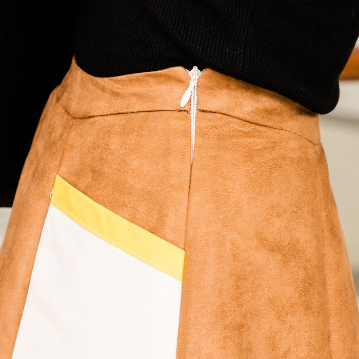 Pattern: 219 – Urban Paneled Pocket Midi Skirt *Custom Fit