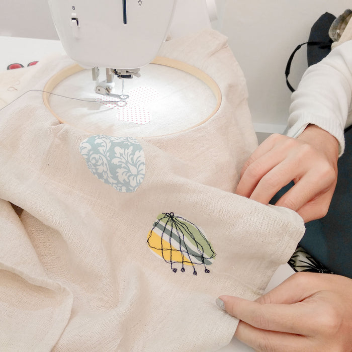 Basic Free Motion Embroidery Workshop by Agy Textile Artist