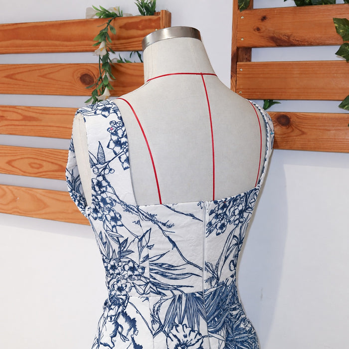 Pattern: 257 – Sweetheart Jumpsuit with Contrast Binding *Custom Fit