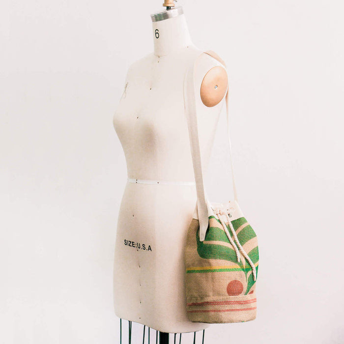 Bettr Barista X FMS: Upcycled Coffee Sack Bucket Bag