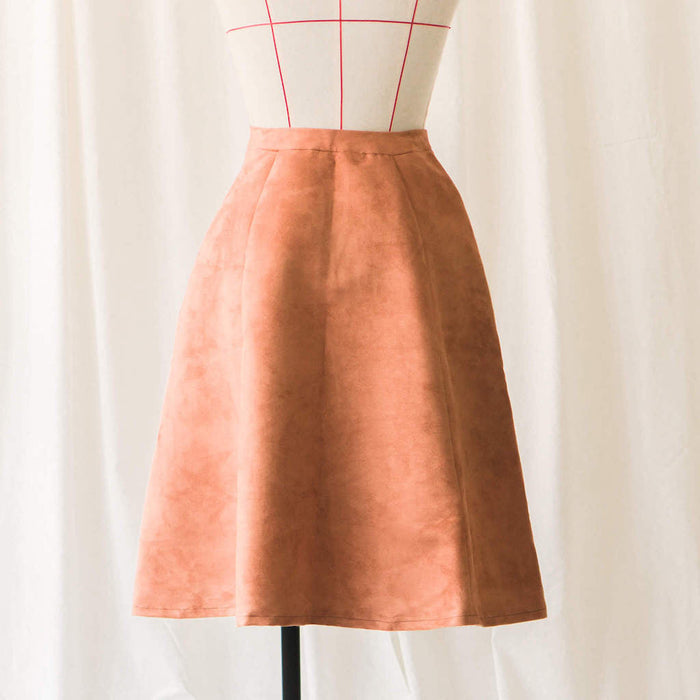 Paneled Pocket Midi Skirt
