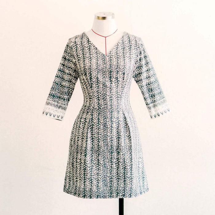 Shift Dress with Sleeves
