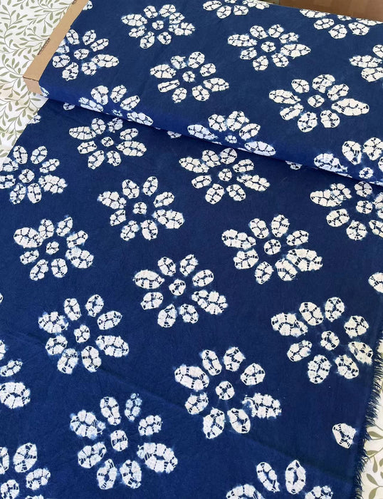 Floral Shibori X Blue Bee Tie Dye