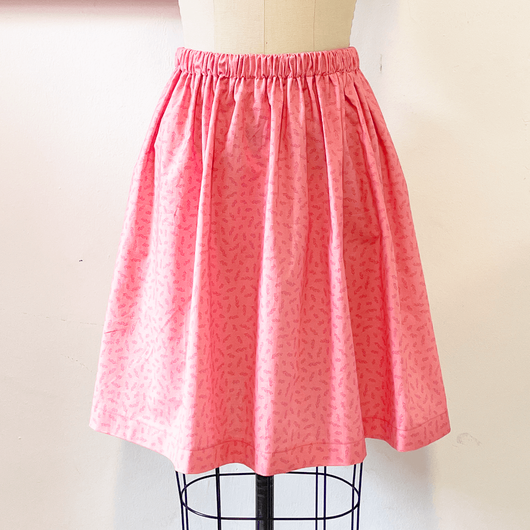 Elastic waistband skirt deals