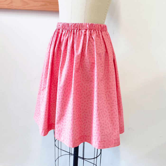 Stretchable Waistband Skirt