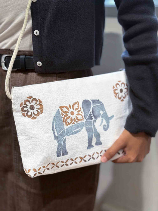 Natural Plant Paste Printing Pouch Workshop by Blue Bee Tie Dye