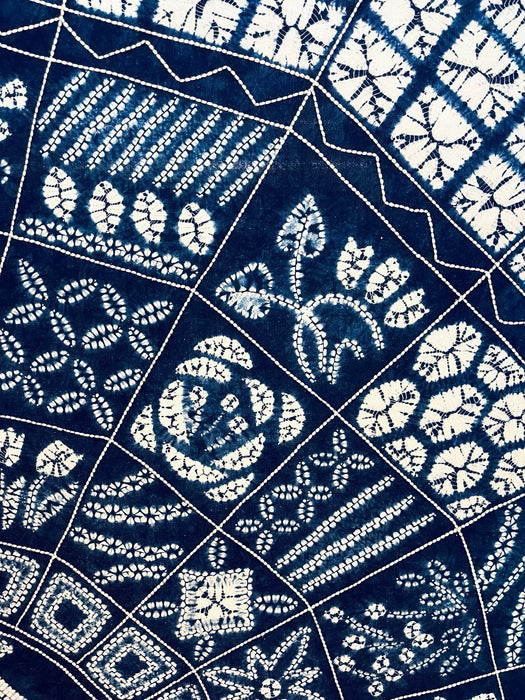 Indigo Shibori Dye Silk Scarf Workshop by Blue Bee Tie Dye