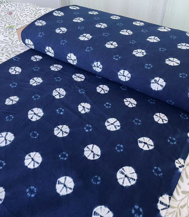 Round Polka Dots X Blue Bee Tie Dye