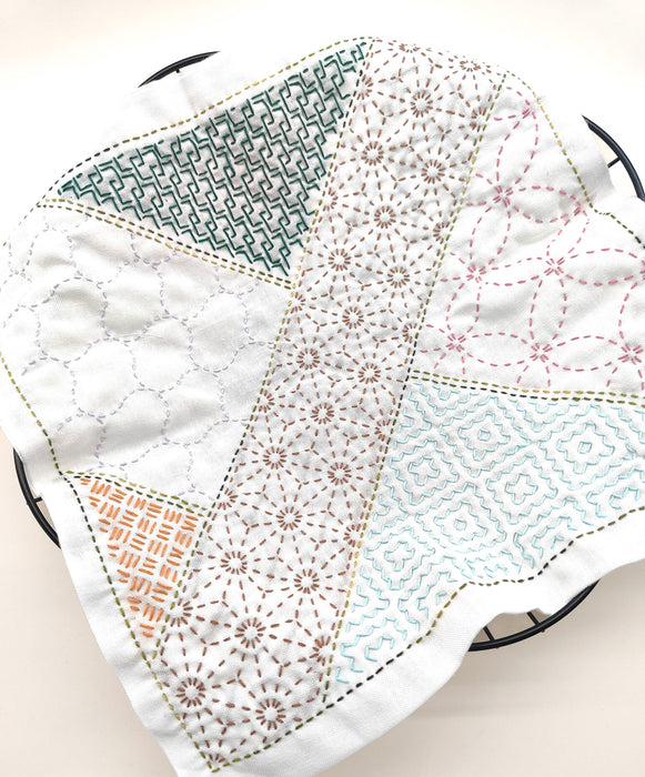 Sustainable Mending with Sashiko Hana-Fukin Art Stitchery (Basic)