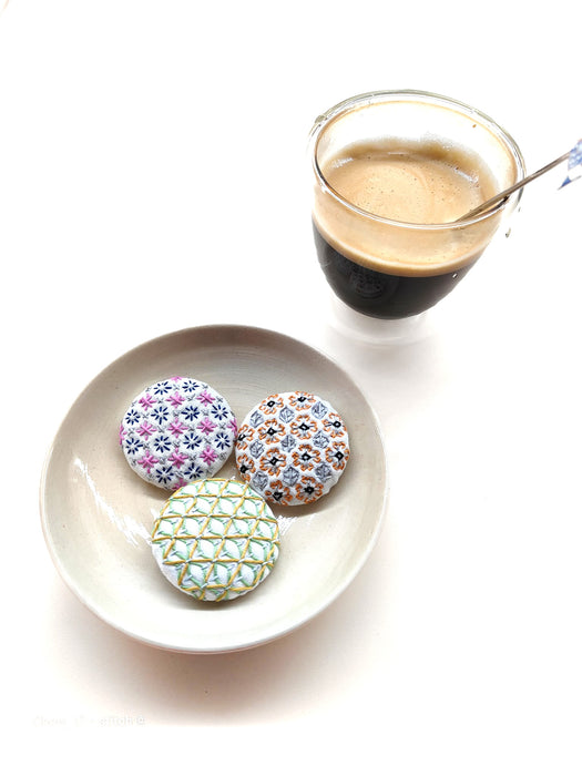 Sashiko Art Workshop (Brooch or Coaster)