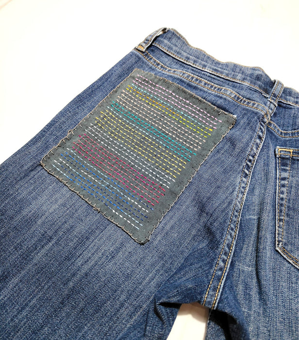 Sustainable Mending with Sashiko Hana-Fukin Art Stitchery (Intermediate)
