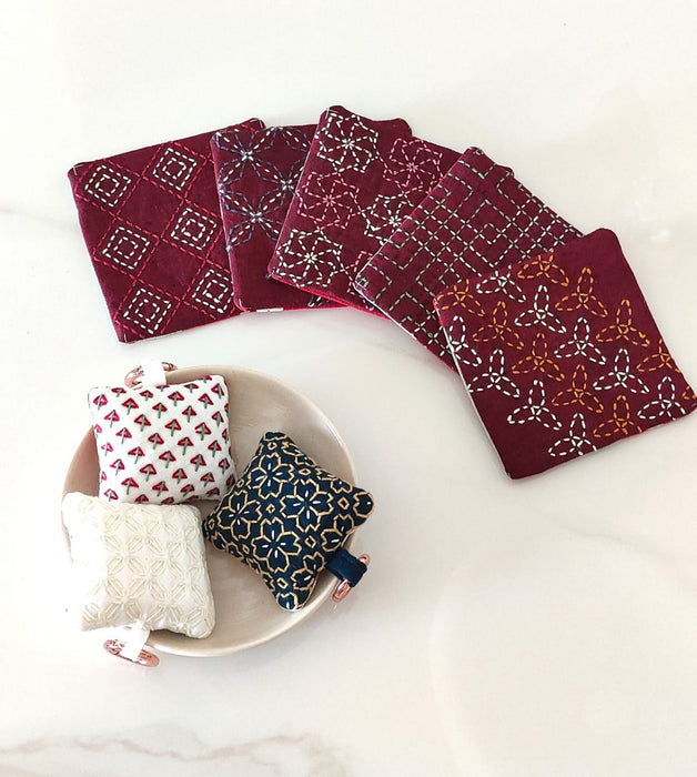 Sashiko Art Workshop (Brooch or Coaster)