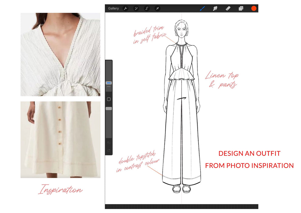 Digital Fashion Illustration 101 (Procreate) by Yi Lin