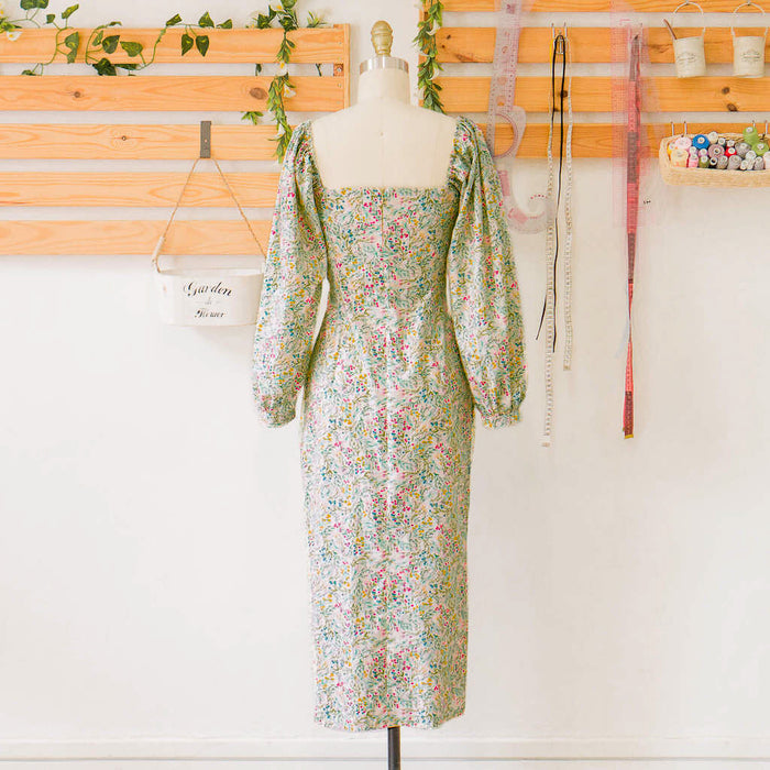 Princess Line Dress with Gathered Sleeves *Custom Fit | Patterns by FMS ...