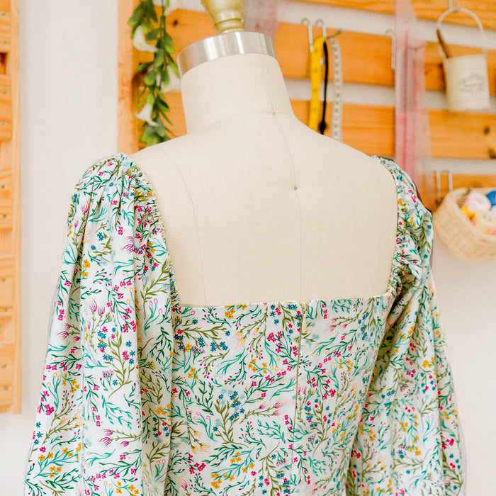 Princess Line Dress with Gathered Sleeves *Custom Fit | Patterns by FMS Fashion Makerspace Princess Line Dress with Gathered Sleeves *Custom Fit | Patterns by FMS Fashion Makerspace