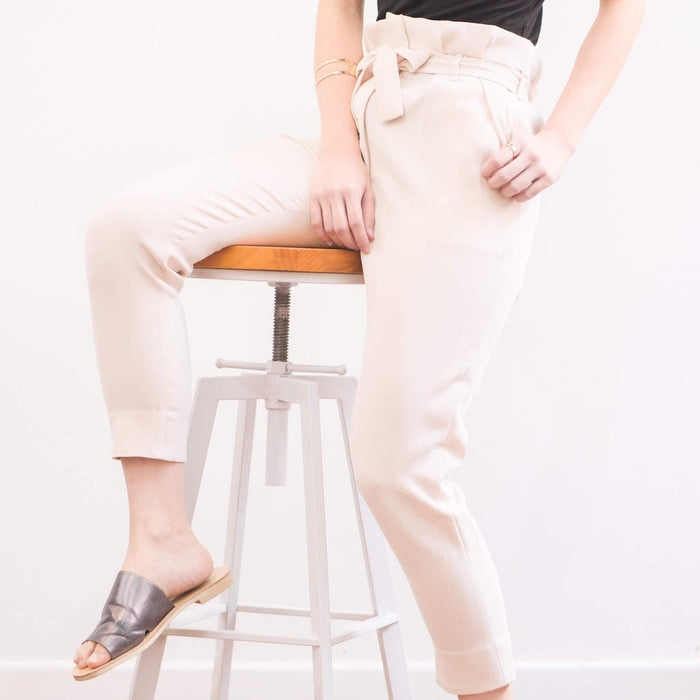 [Online Classes] Paperbag Pants with Zipper Fly & Pockets