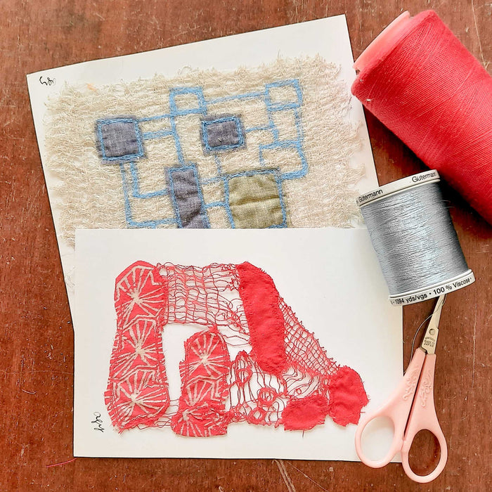 Intermediate Free Motion Embroidery Workshop - Using Dissolvable Fabric by Agy Textile Artist