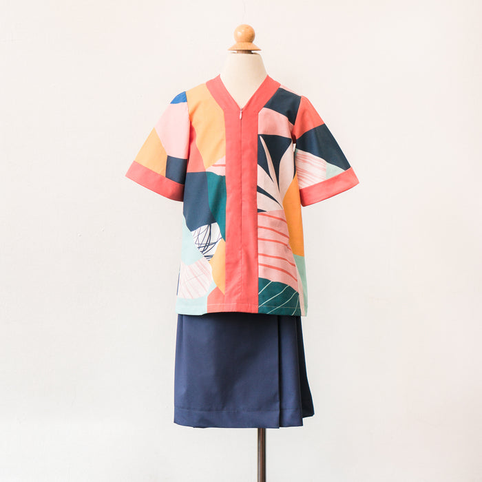 Pattern: K207 Kids Baju Raya  (Unisex Top) *Custom Fit