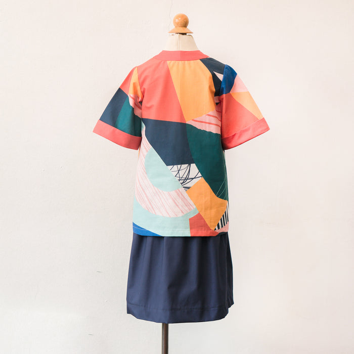 Pattern: K207 Kids Baju Raya  (Unisex Top) *Custom Fit