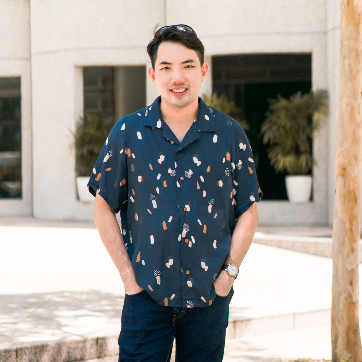 Menswear Bowling Shirt *Custom Fit Patterns by FMS — Fashion Makerspace