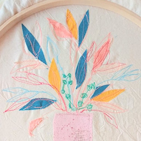 Basic Free Motion Embroidery Workshop by Agy Textile Artist